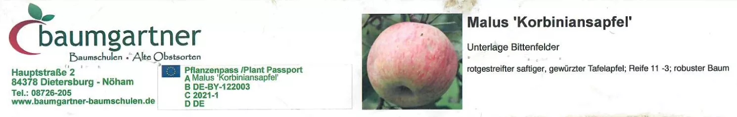 Korbiniansapfel